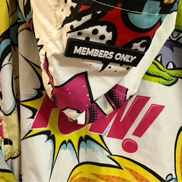 Members Only X Nickelodeon 90s throw back Windbreaker Size XL - Picture 3 of 8